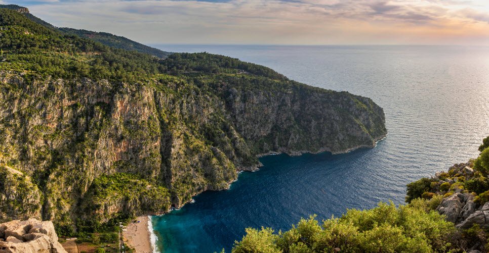 Butterfly Valley, Fethiye, Muğla Province, Turkey